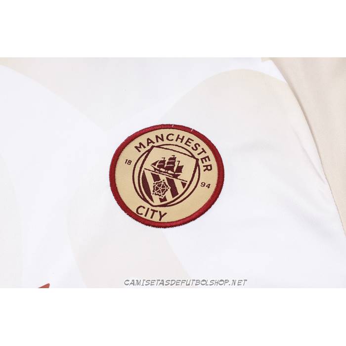 Chandal del Manchester City 24-25 Manga Corta Amarillo - Pantalon Corto